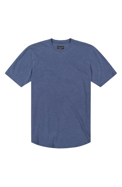 Shop Goodlife Scallop Short Sleeve T-shirt In  Navy