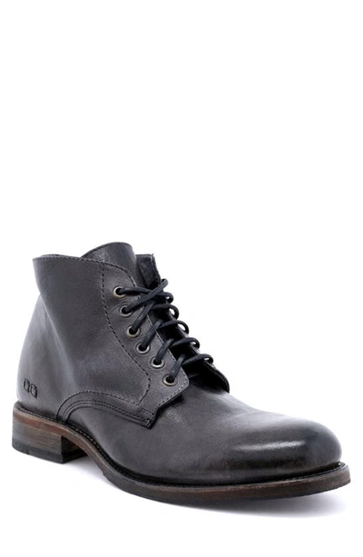 Bed Stu Bradley Plain Toe Boot In Graphite Dip Dye