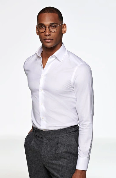 Shop Suitsupply Traveler Classic Fit Dress Shirt In White