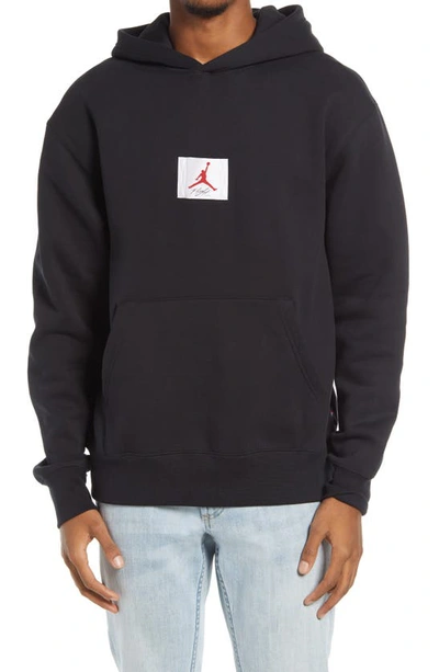 Shop Jordan Hooded Sweatshirt In Black