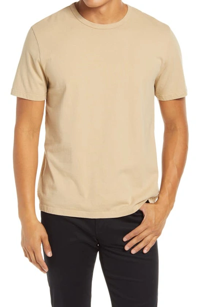 Shop Vince Solid T-shirt In Washed Dunes