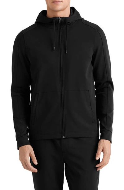 Shop Rhone Spar Zip-up Hoodie In Black