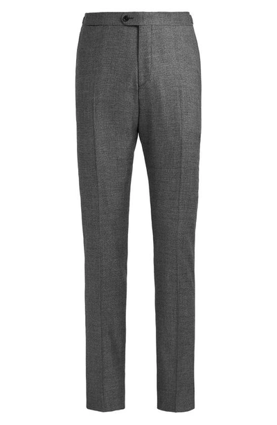 Shop Suitsupply Solid Wool & Silk Suit In Mid Grey