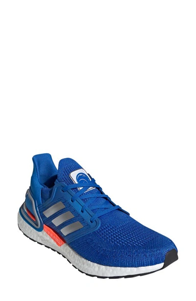 Shop Adidas Originals Ultraboost 20 Dna X Nasa Iss Running Shoe In Blue/ Silver/ Royal Blue