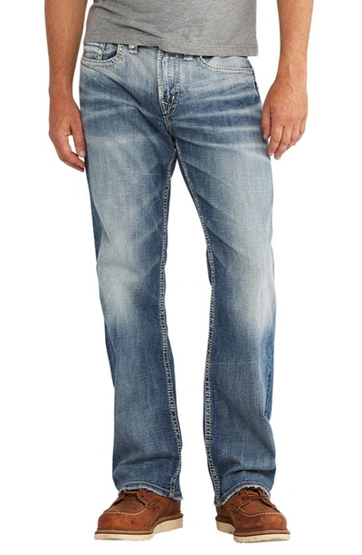 Shop Silver Jeans Co. Craig Easy Fit Bootcut Stretch Jeans In Indigo
