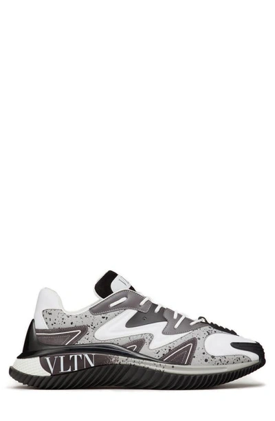 Shop Valentino Wade Runner Sneaker In Grey