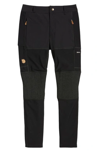 Shop Fjall Raven Abisko Trekking Tights In Dark Grey