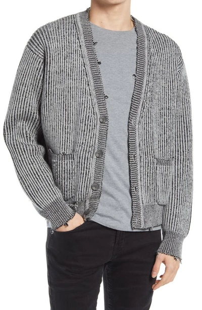 Shop John Elliott John Elliot Structure Wool Cardigan In Ash