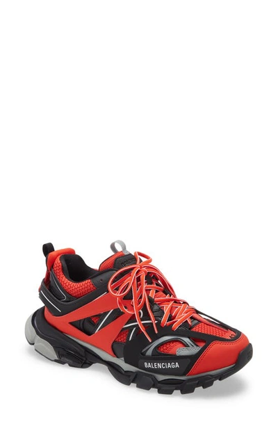 Shop Balenciaga Track Sneaker In Red