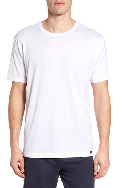 Shop Hanro Night & Day Crewneck T-shirt In White