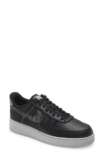 Shop Nike Air Force 1 '07 Lv8 Low Top Sneaker In Black/ Green/ Light Bone