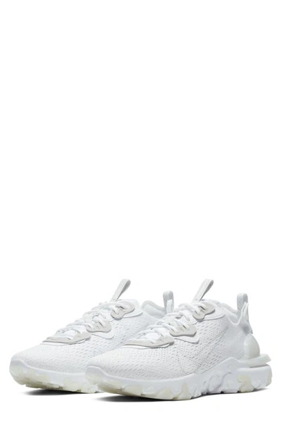Shop Nike React Vision Sneaker In White/ Light Smoke Grey/ White