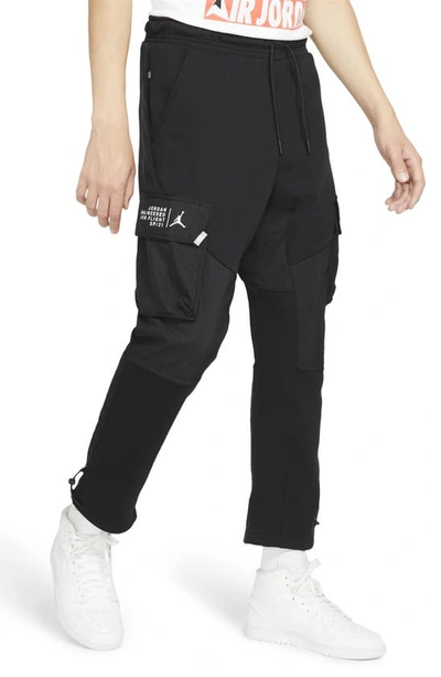 Shop Jordan 23 Engineered Slim Fit Fleece Pants In Black