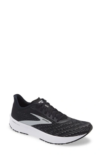 Shop Brooks Hyperion Tempo Running Shoe In Black/ Silver/ White