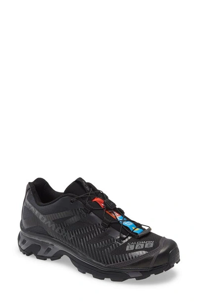 Shop Salomon Xt-4 Advanced Trail Running Shoe In Black/ Black/ Magnet