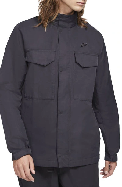 Shop Nike Sportswear Woven M65 Jacket In Black/black