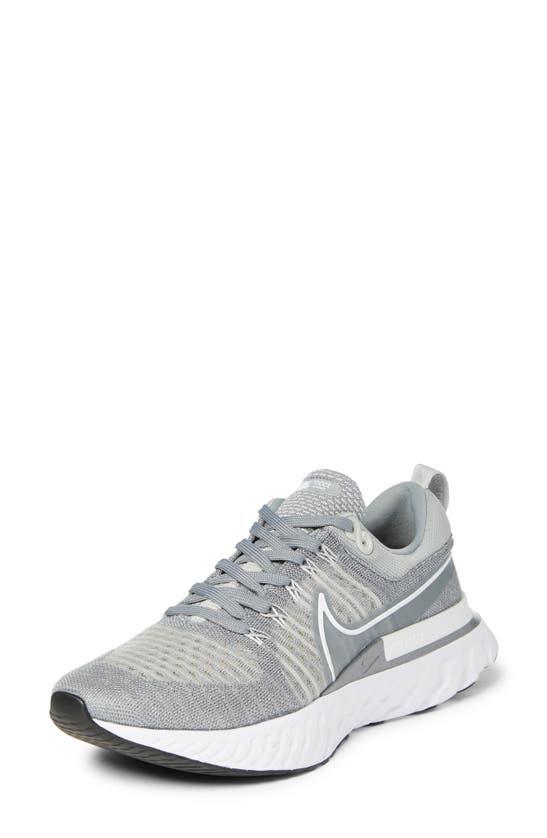 grey nike react flyknit