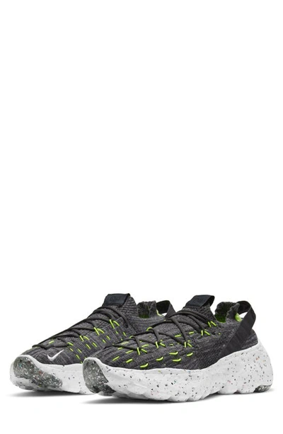 Shop Nike Space Hippie 04 Sneaker In Black/ Smoke Grey/ Volt/ White