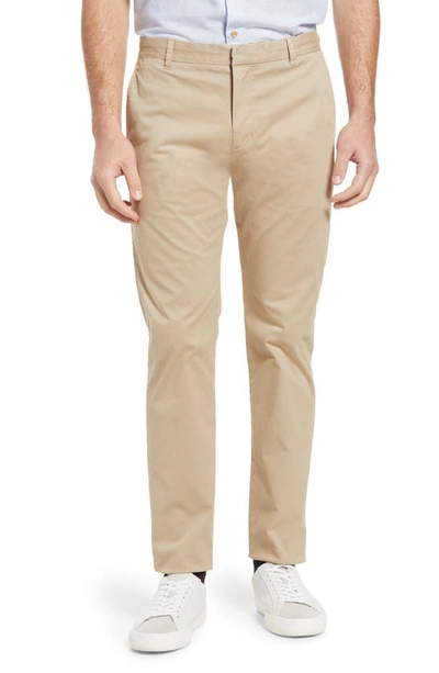 Shop Vince Griffith Lightweight Chinos In Stone Khaki