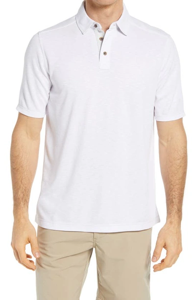 Shop Johnston & Murphy Polo In White