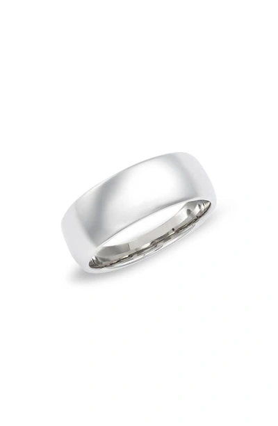 Shop Nordstrom Classic Metal Band Ring In Silver