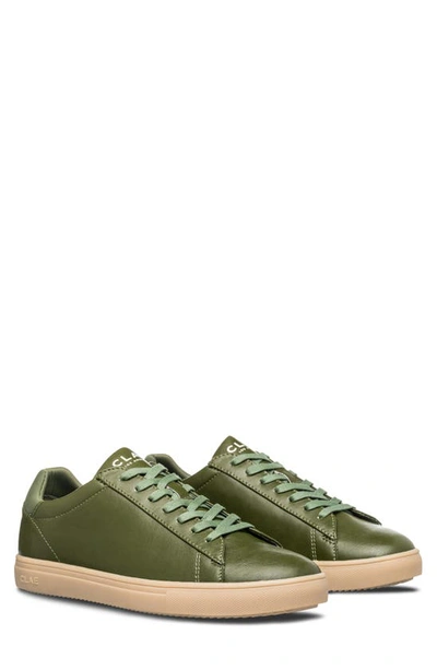 Shop Clae Bradley Sneaker In Green Cactus Gum