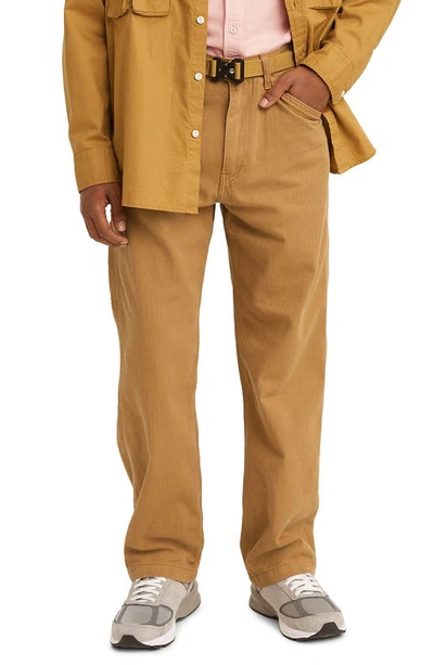 Shop Levi's (r) Premium Stay Loose Carpenter Pants In Medal Bronze Ns Herringbone Gd