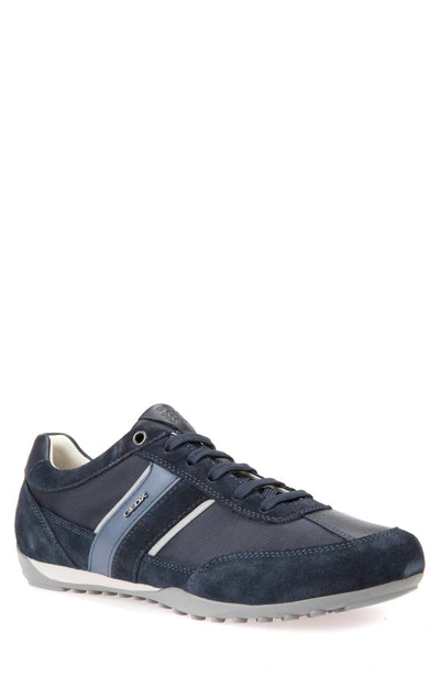 Geox Men's Wells Low Top Sneakers In Navy | ModeSens