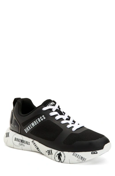 Shop Bikkembergs Flavio Sneaker In Black/ Black