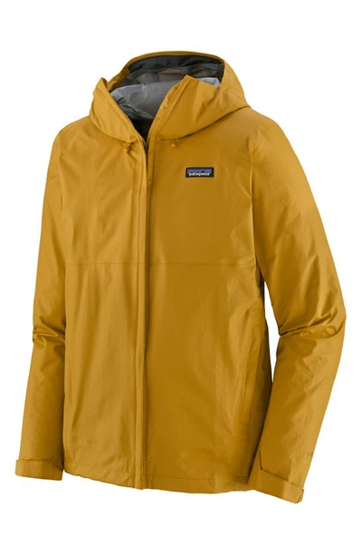 Shop Patagonia Torrentshell 3l Packable Waterproof Jacket In Buckwheat Gold