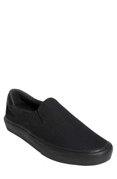 Shop Adidas Originals Court Rallye Slip-on In Core Black/ Core Black