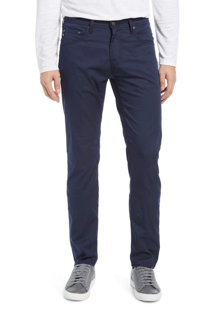 Shop Ag Tellis Slim Fit Pants In Midnight Berlin