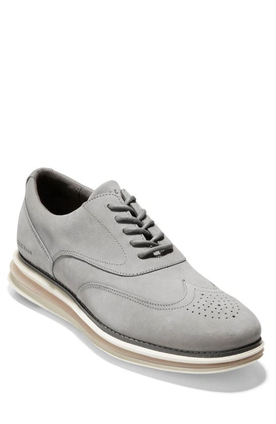 Shop Cole Haan Originalgrand Cloudfeel Oxford In Ironstone/ Ivory