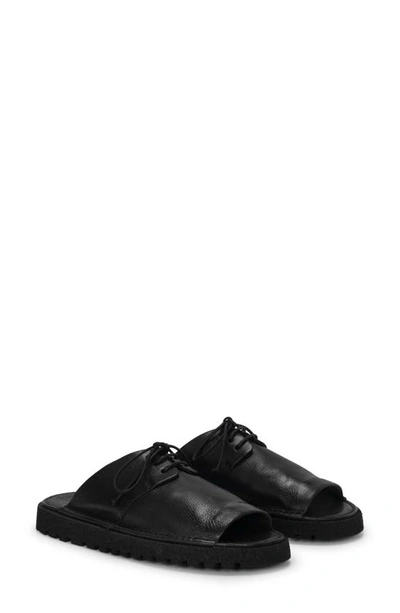Marsèll Marsell Black Gomme Sanpomice Lace-up Sandals In Black