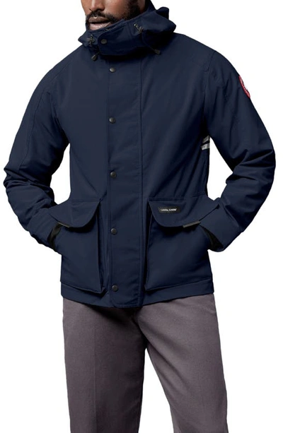 Shop Canada Goose Lockeport Water Resistant Jacket In Atlantic Navy