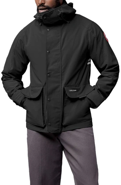 Shop Canada Goose Lockeport Water Resistant Jacket In Black