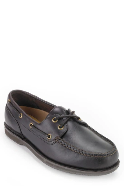Shop Rockport 'perth' Boat Shoe In Brown Leather