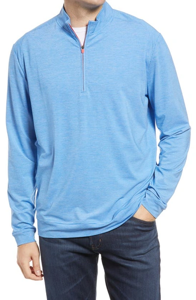 Shop Johnnie-o Vaughn Classic Fit Quarter Zip Performance Pullover In Delray