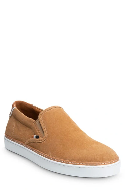 Shop Allen Edmonds Alpha Slip-on Sneaker In Camel Suede