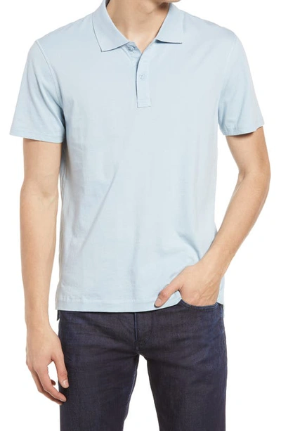 Shop Atm Anthony Thomas Melillo Jersey Cotton Polo Shirt In Blue