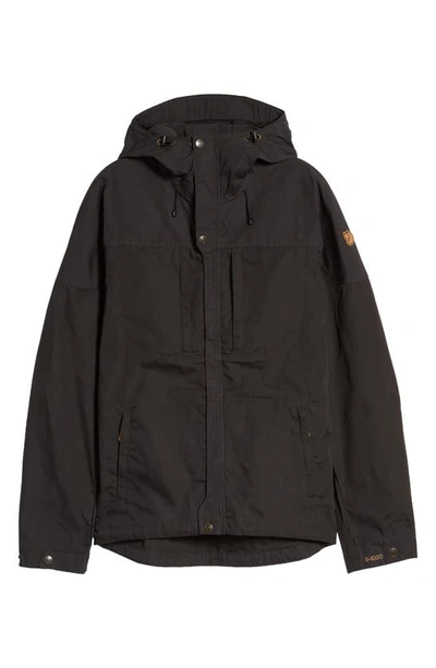 Shop Fjall Raven Skogso Water Resistant Jacket In Dark Grey