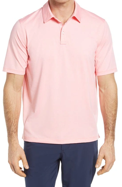 Shop Johnston & Murphy Xc4 Performance Polo In Coral
