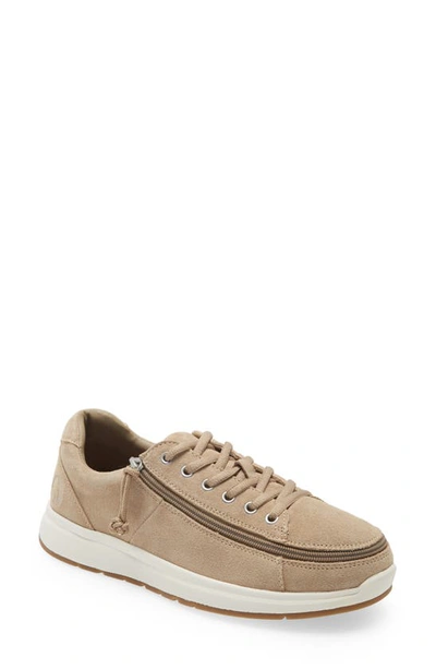 Shop Billy Footwear Comfort Lo Zip Around Sneaker In Tan/ White