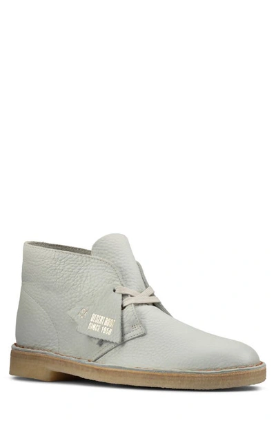 Shop Clarksr Clarks(r) Desert Chukka Boot In White Leather