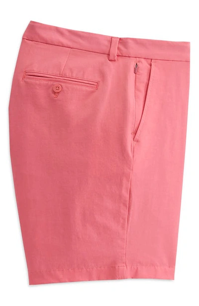 Shop Vineyard Vines On-the-go Performance Shorts In Jetty Red