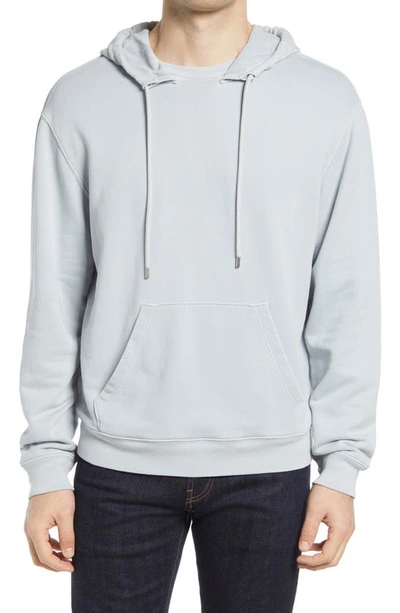 Shop Frame Organic Cotton Hoodie In Pearl Blue