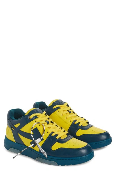 Shop Off-white Out Of Office Sneaker In Blue Yellow