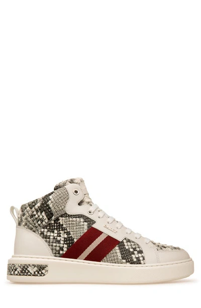 Shop Bally Myles Water Resistant High Top Sneaker In White