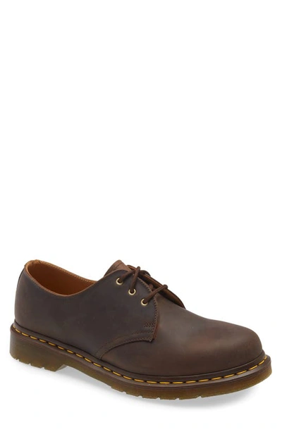 Shop Dr. Martens' Gender Inclusive Plain Toe Derby In Gaucho Leather