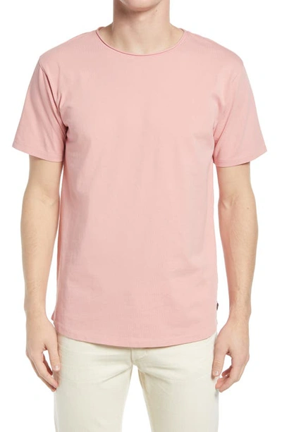 Shop Scotch & Soda Organic Jersey T-shirt In Wild Pink